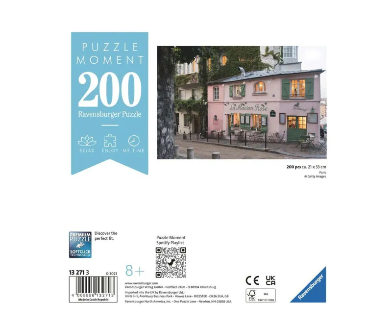 Пъзел Ravensburger 13271 Париж, Moment, 200 части