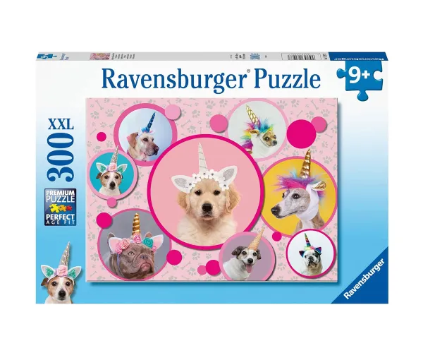 Пъзел Ravensburger 13297 Еднорози кученца, XXL, 300 части