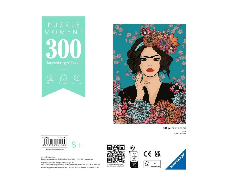 Пъзел Ravensburger 13310 Фрида Кало, Moment, 300 части
