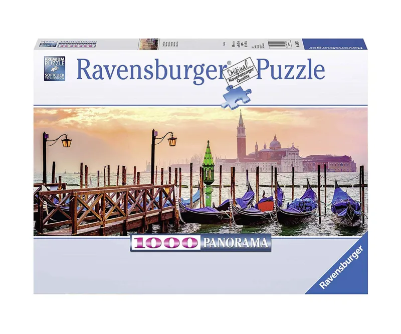 Пъзел Ravensburger 15082 Гондоли във Венеция, 1000 части