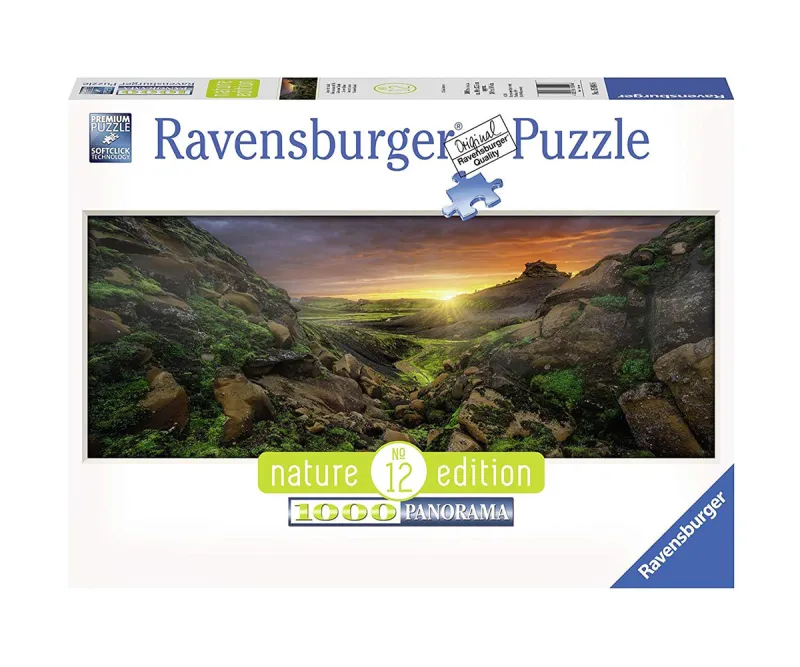 Пъзел Ravensburger 15094 Слънце над Исландия, 1000 части