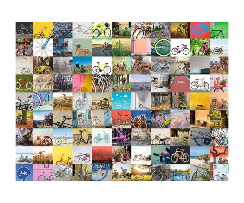 Пъзел Ravensburger 1 500 части Велосипеди