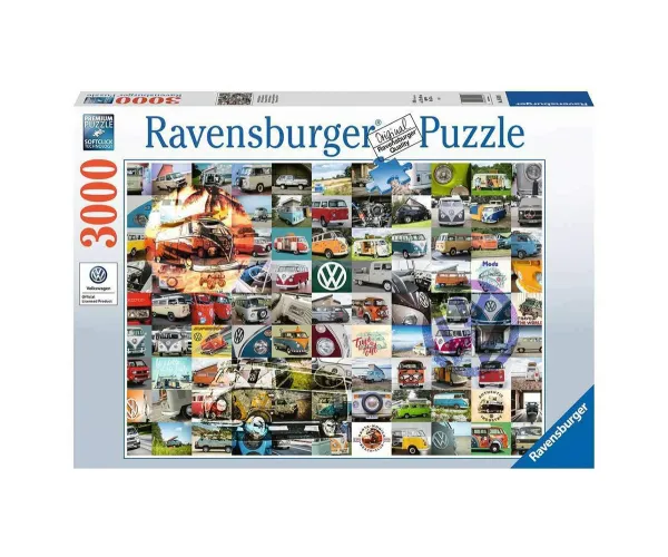 Пъзел Ravensburger 3 000 части Моменти от къмпингуване