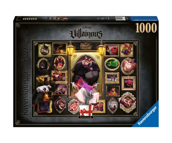 Пъзел Ravensburger 16521 Дисни злодей Ратиган, 1000 части