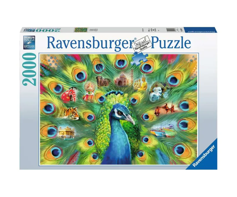 Пъзел Ravensburger 2 000 части Земя на пауни