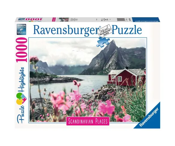 Пъзел Ravensburger 16740 Лофонтен, Норвегия, 1000 части