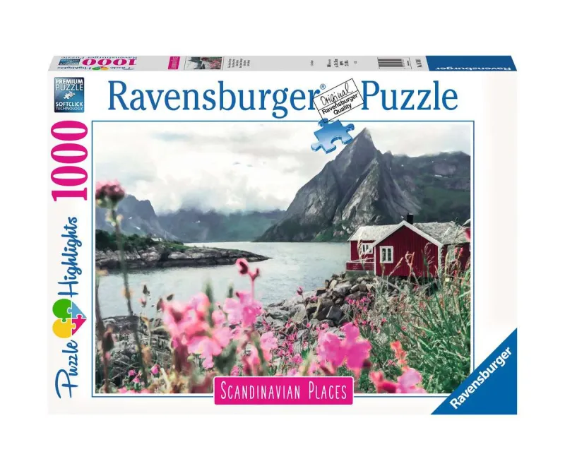 Пъзел Ravensburger 16740 Лофонтен, Норвегия, 1000 части
