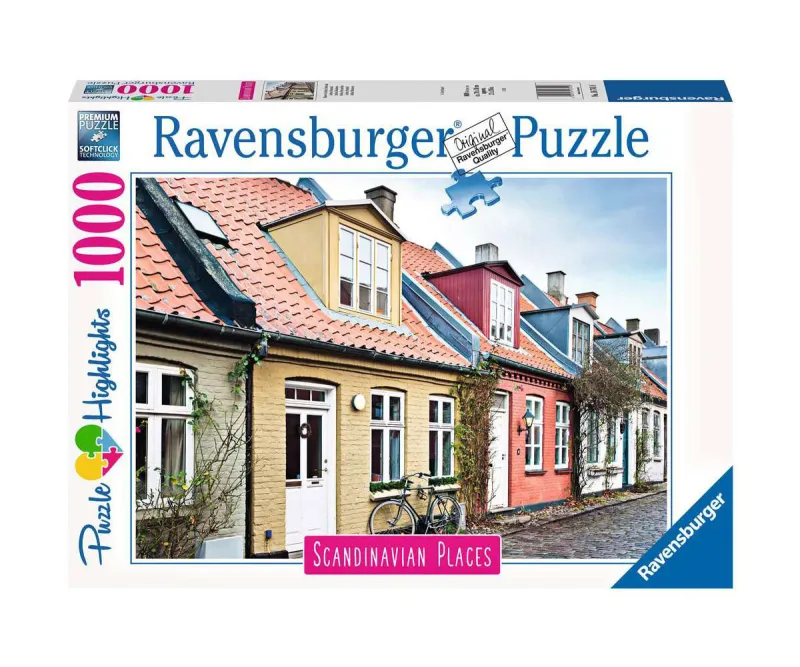 Пъзел Ravensburger 16741 Архус, Дания, 1000 части