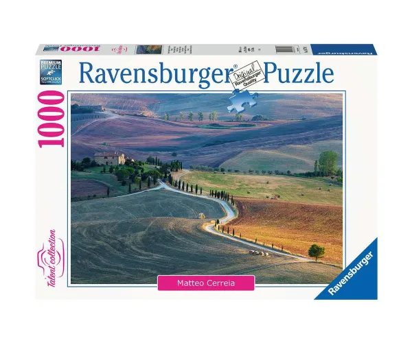 Пъзел Ravensburger 16779 Тосканска ферма, Пиенца, 1000 части