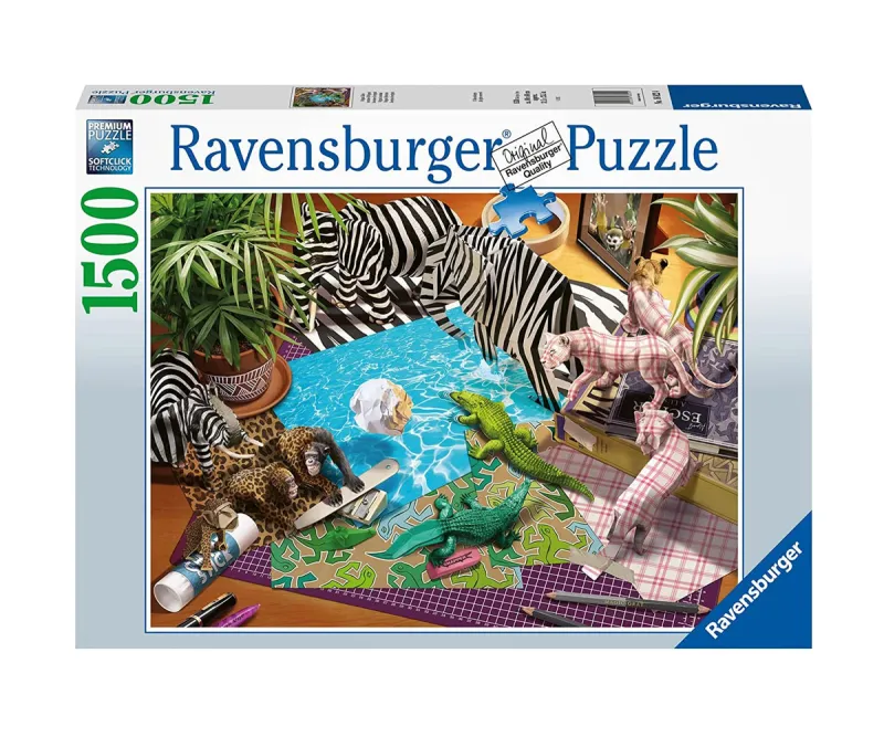 Пъзел Ravensburger 1 500 части Оригами приключение