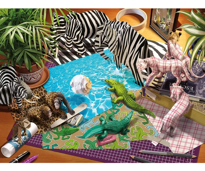 Пъзел Ravensburger 1 500 части Оригами приключение