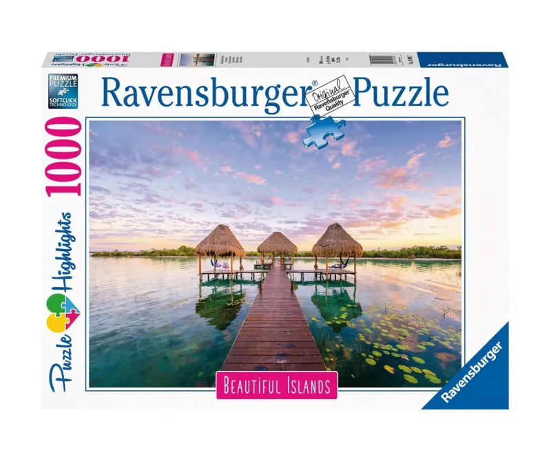 Пъзел Ravensburger 16909 Красиви острови: Индонезия, 1000 части