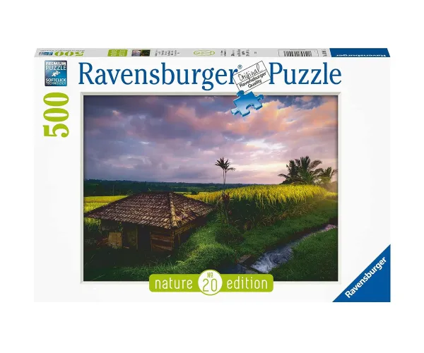 Пъзел Ravensburger 16991 Оризови поля в Бали, 500 части