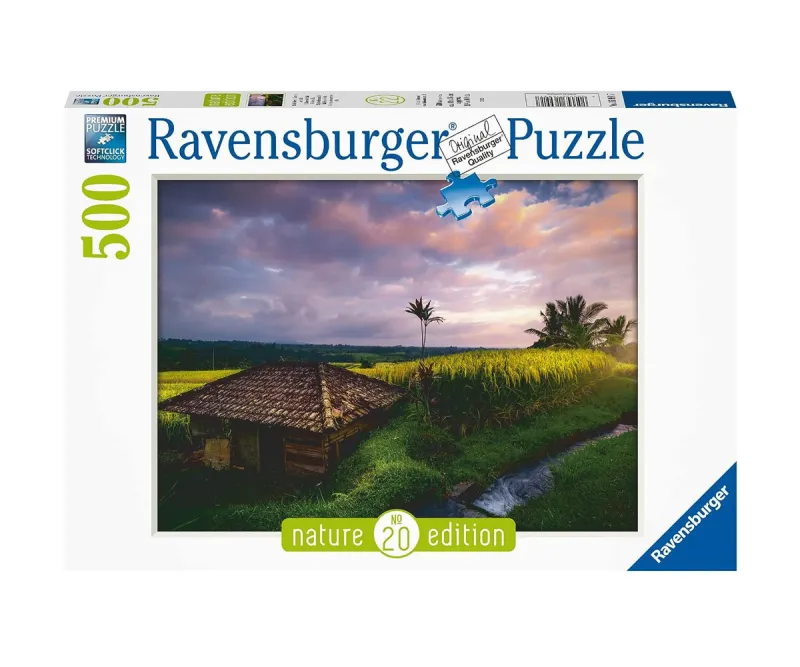 Пъзел Ravensburger 16991 Оризови поля в Бали, 500 части