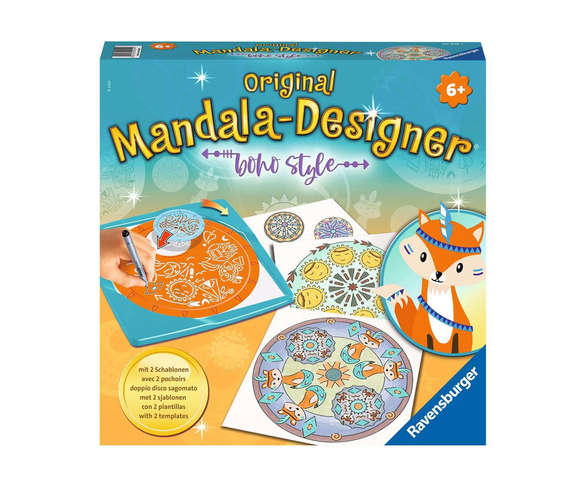 Комплект за рисуване Ravensburger Mandala Designer Midi – Бохо стил