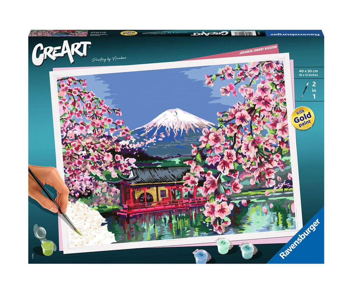 Рисуване по номера Ravensburger CreArt – Японско черешово дърво
