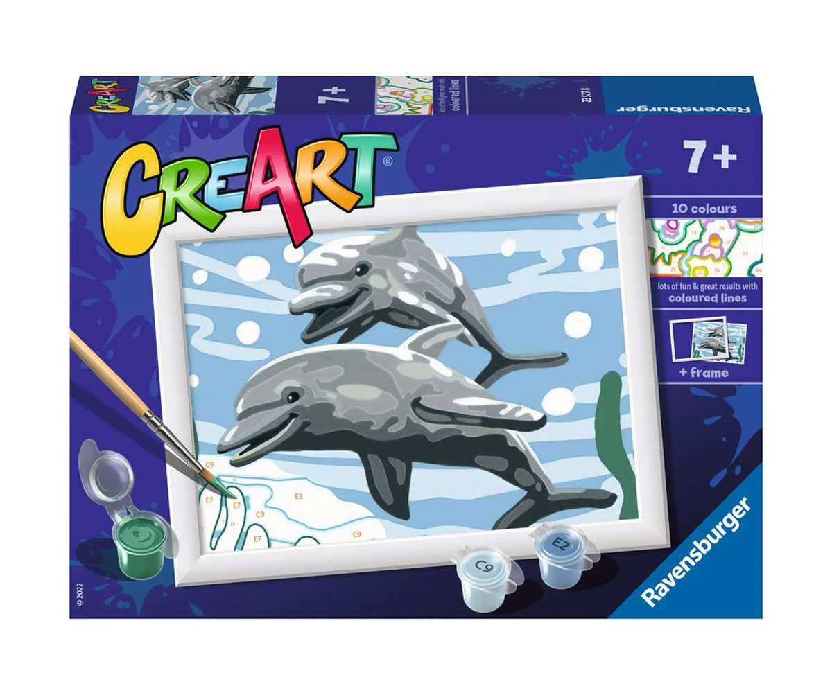 Рисуване по номера Ravensburger CreArt – Стабилни приятели