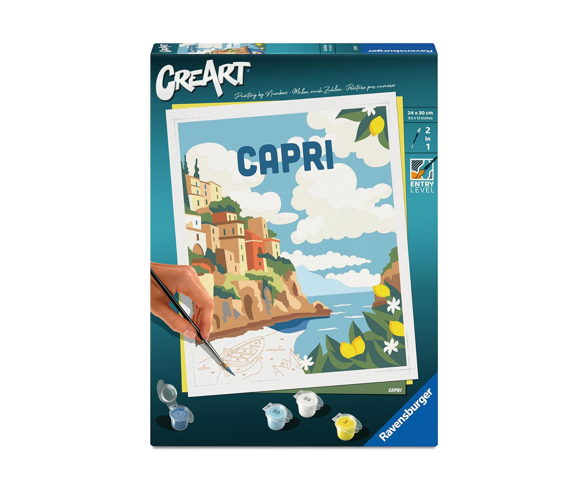 Рисуване по номера Ravensburger CreArt – Залез в Рим