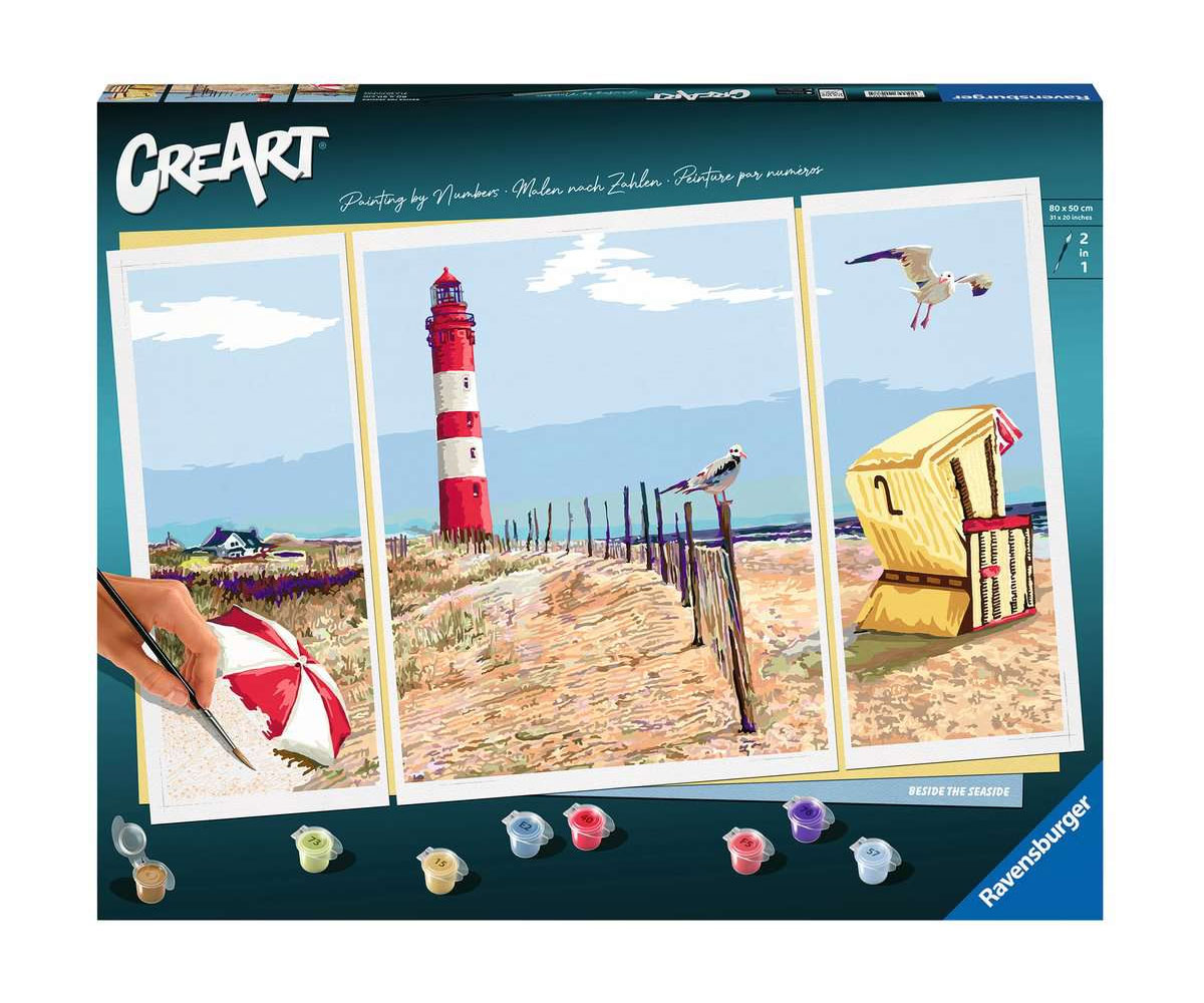 Рисуване по номера Ravensburger CreArt – До брега на морето