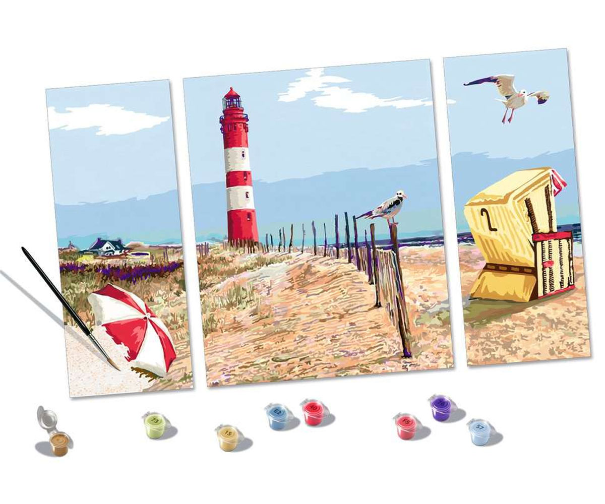 Рисуване по номера Ravensburger CreArt – До брега на морето