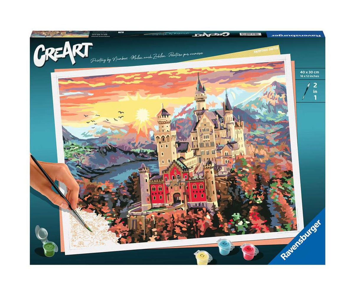 Рисуване по номера Ravensburger CreArt – Приказен замък