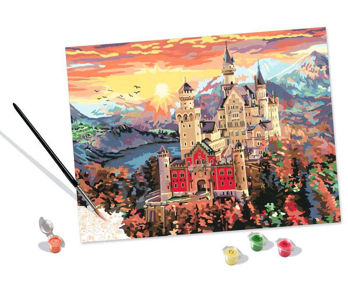 Рисуване по номера Ravensburger CreArt – Приказен замък