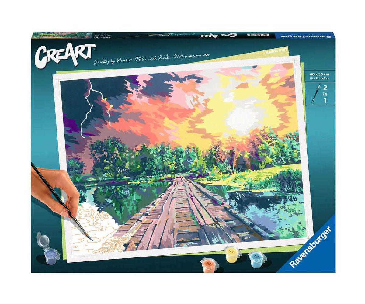 Рисуване по номера Ravensburger CreArt – Магична светлина
