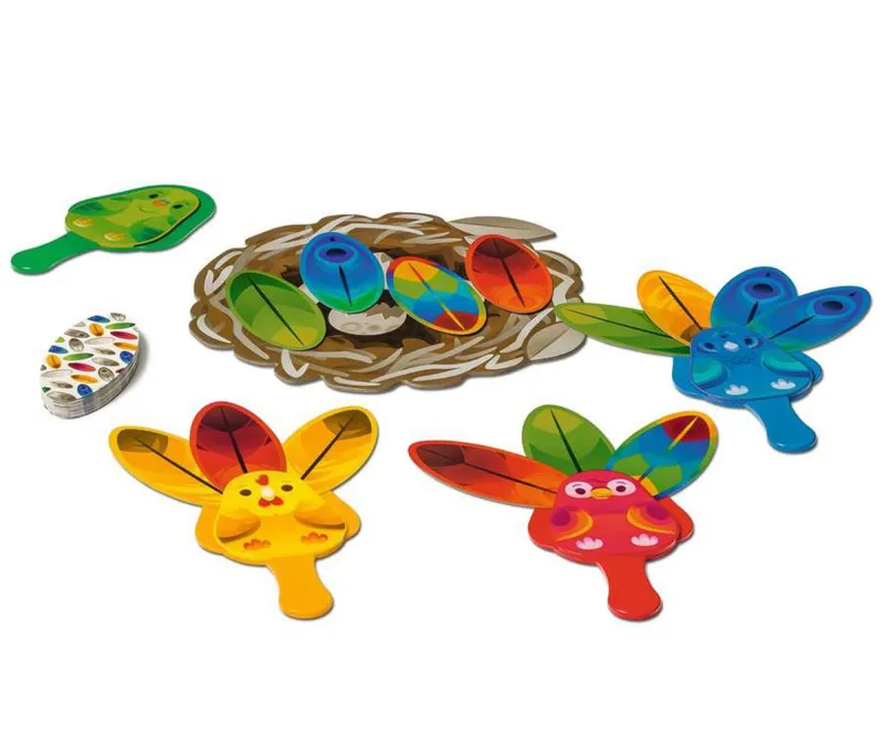 Настолна игра Ravensburger Cocorito с птички и пера