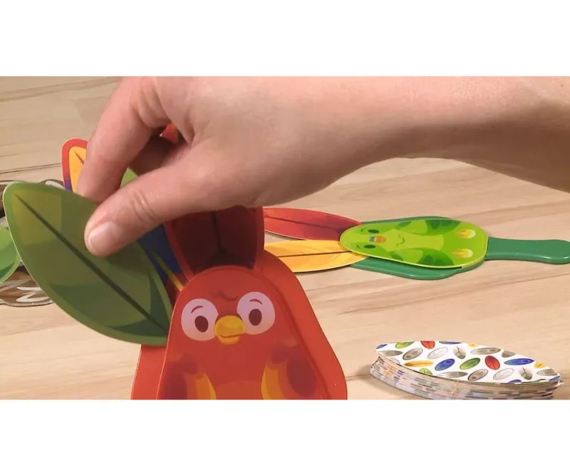 Настолна игра Ravensburger Cocorito с птички и пера