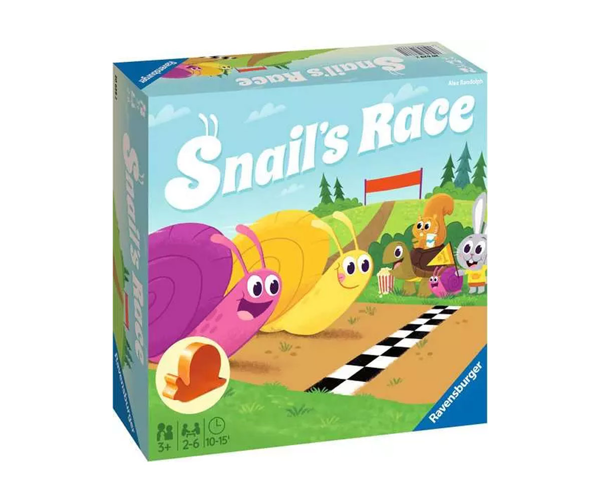 Настолна игра Ravensburger Състезание с охлюви, 2–6 играчи