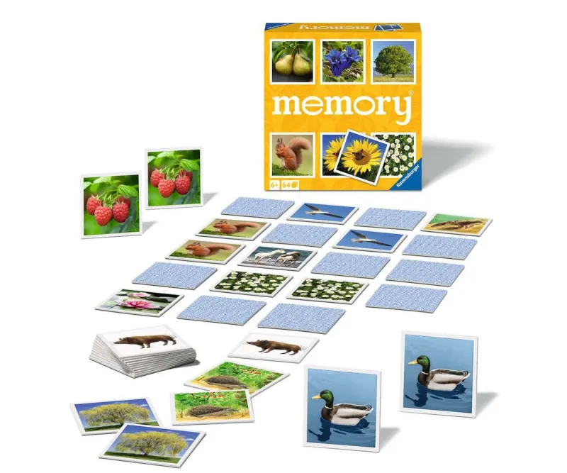 Мемори Ravensburger Природа, 64 карти