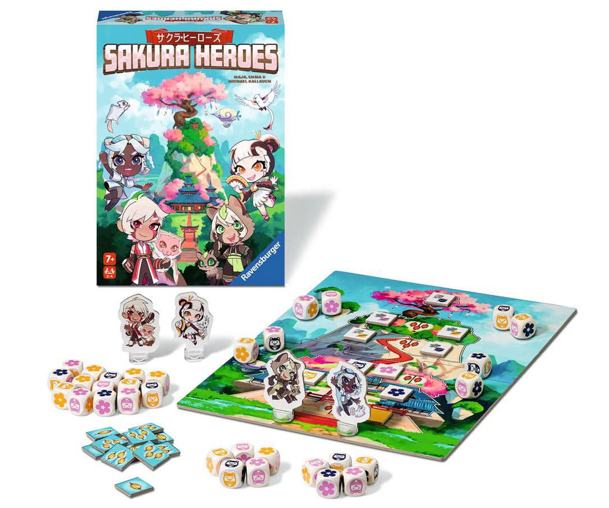 Настолна игра Ravensburger Sakura Heroes, 2–4 играчи