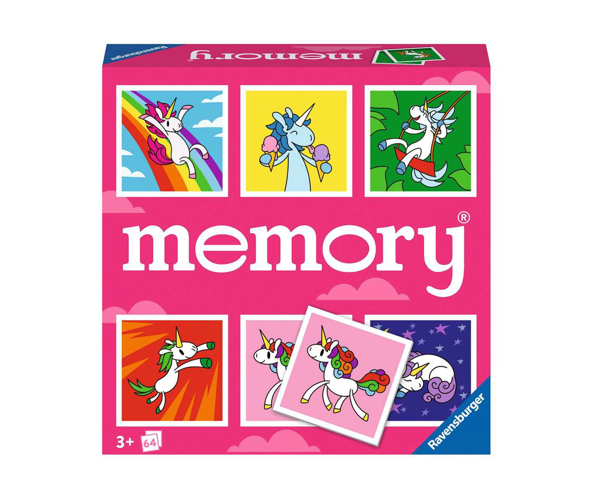Мемори Ravensburger 64 карти – Еднорози