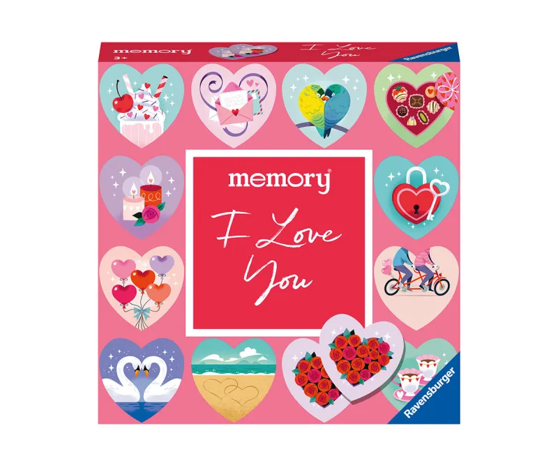 Мемори Ravensburger 22398 Moments Обичам те, 24 карти