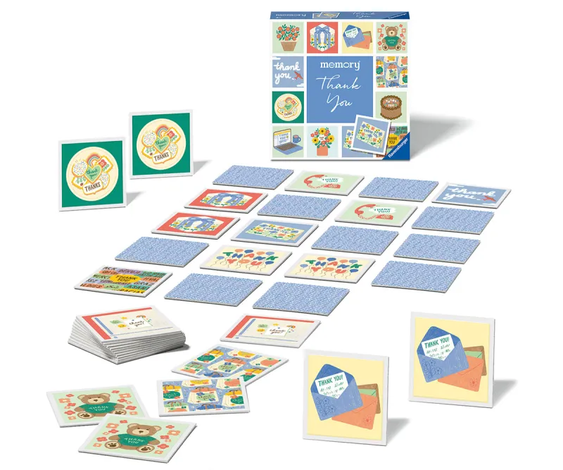 Мемори Ravensburger 22400 Moments Благодаря, 24 карти
