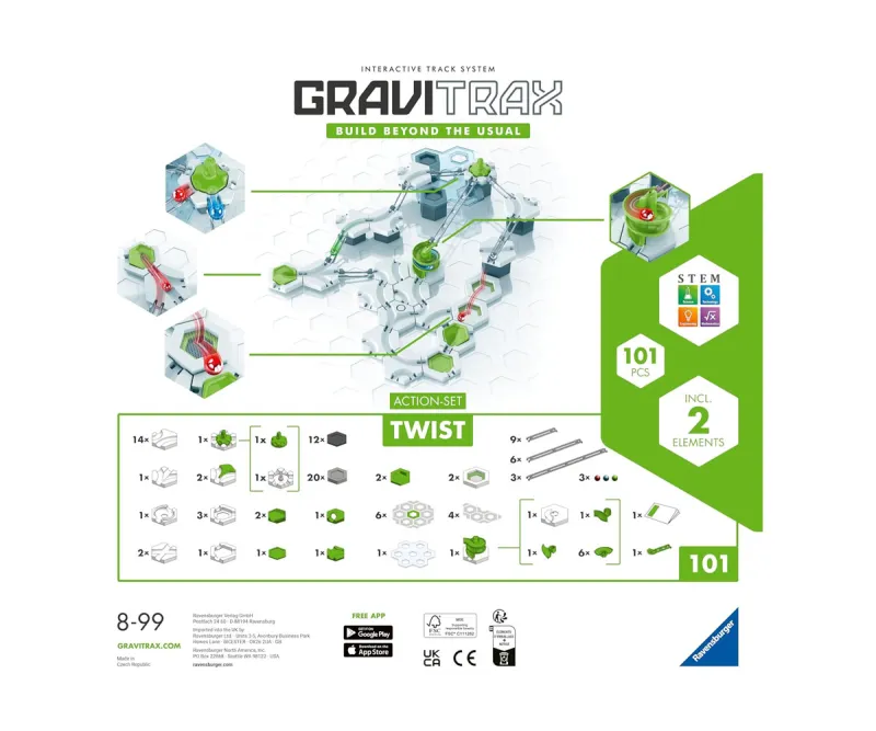 Ravensburger GraviTrax 22576 – Комплект за извъртане