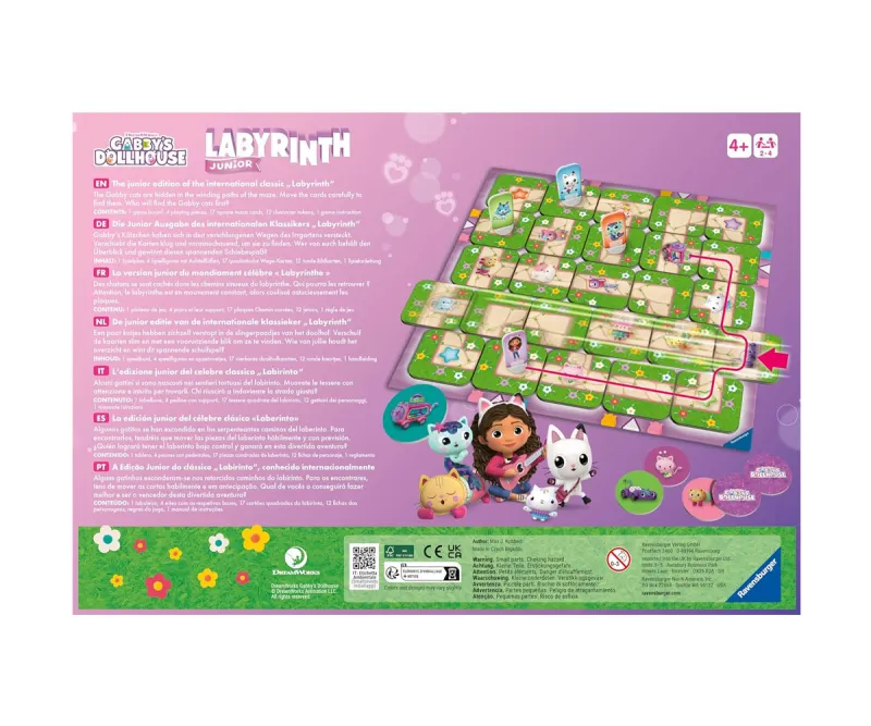 Игра Лабиринт Ravensburger Gabby's Dollhouse Junior