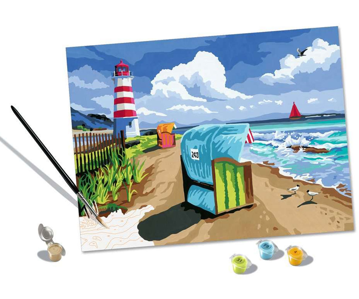 Рисуване по номера Ravensburger CreArt – Почивка на Балтийско море