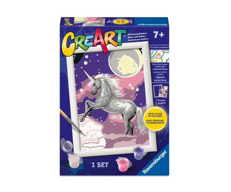 Рисуване по номера Ravensburger CreArt Ботаническо синьо