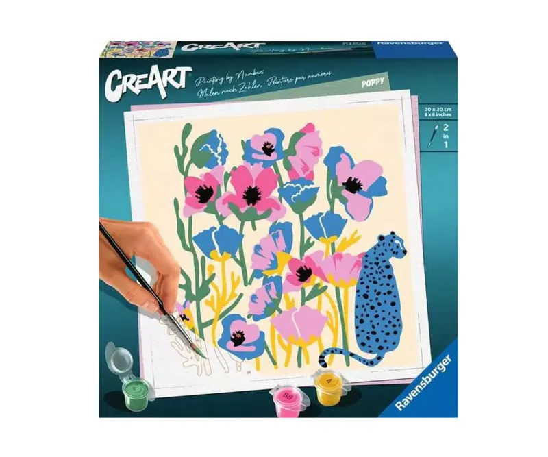 Рисуване по номера Ravensburger CreArt 23667 Макове