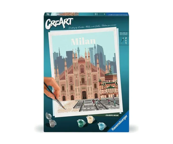 Рисуване по номера Ravensburger CreArt Милано