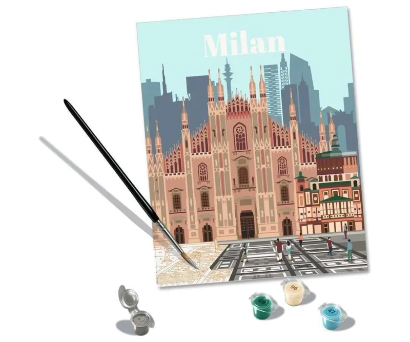 Рисуване по номера Ravensburger CreArt Милано
