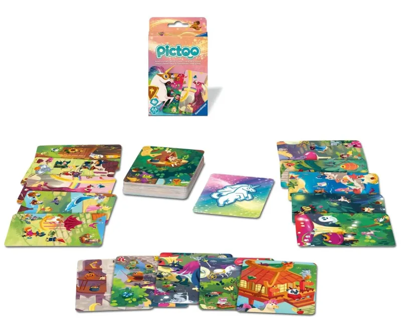 Игра с карти Ravensburger 24793 Pictoo Фантазия
