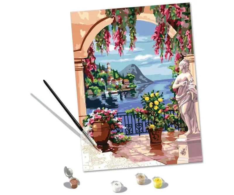 Рисуване по номера Ravensburger CreArt Езеро Маджоре, 30 x 40 см