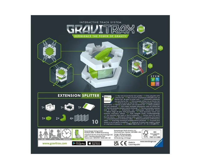 Ravensburger GraviTrax PRO 26170 Допълнение Сплитер