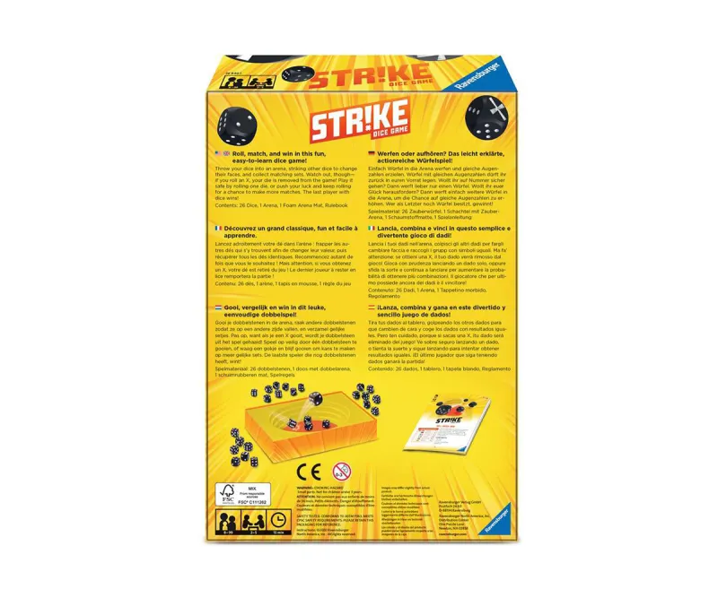 Настолна игра със зарове Ravensburger Strike
