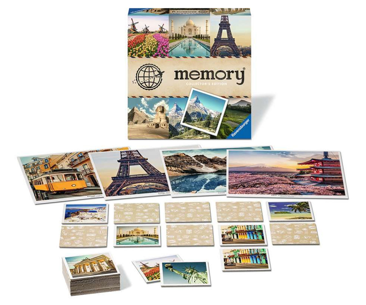 Мемори карти Ravensburger – Пътуване, 48 карти