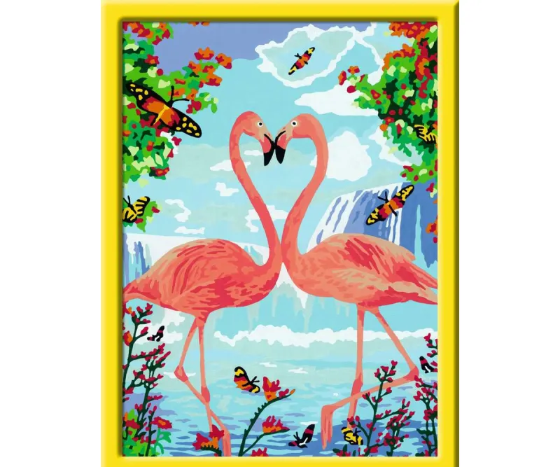 Рисуване по номера Ravensburger CreArt Фламинго, 24 x 30 см
