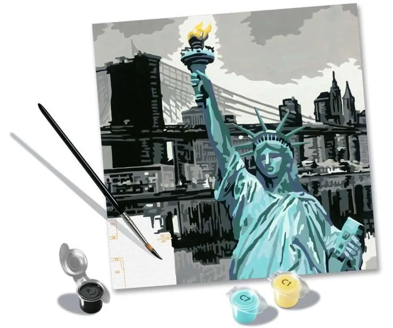 Рисуване по номера CreArt Ravensburger Ню Йорк, 20 x 20 см