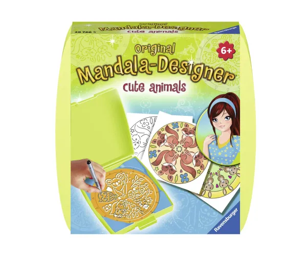 Рисувателна игра Мандала дизайнер Ravensburger Сладки животни